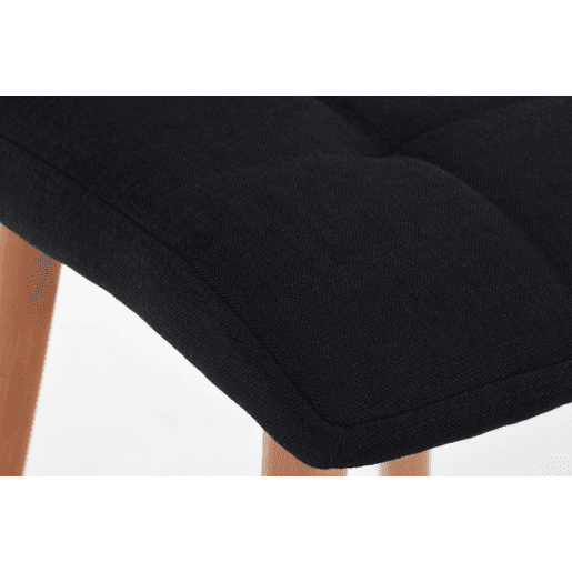 Taburete de bar Lincoln Tela Negro 49X42X94 cm Taburete de bar Lincoln Tela Negro 49X42X94 cm