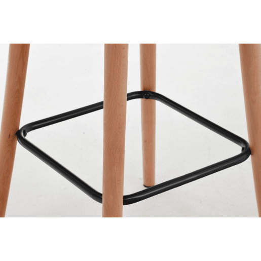 Taburete de bar Lincoln Tela Negro 49X42X94 cm Taburete de bar Lincoln Tela Negro 49X42X94 cm