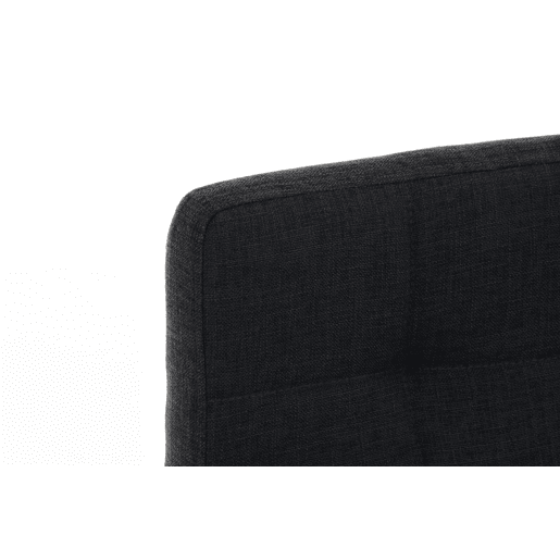 Taburete de bar Lincoln Tela Gris oscuro 49X42X94 cm