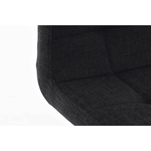 Taburete de bar Lincoln Tela Gris oscuro 49X42X94 cm