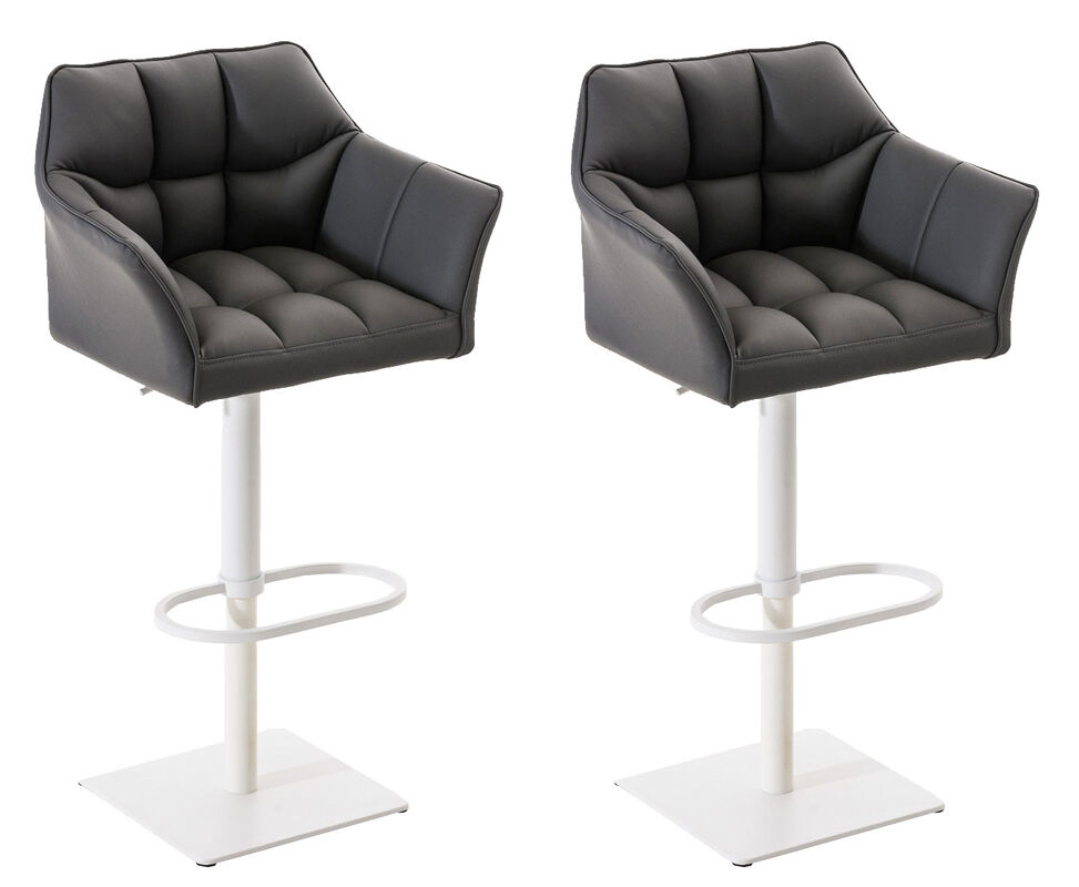 Set de 2 taburetes de bar damaso 64x45x88cm
