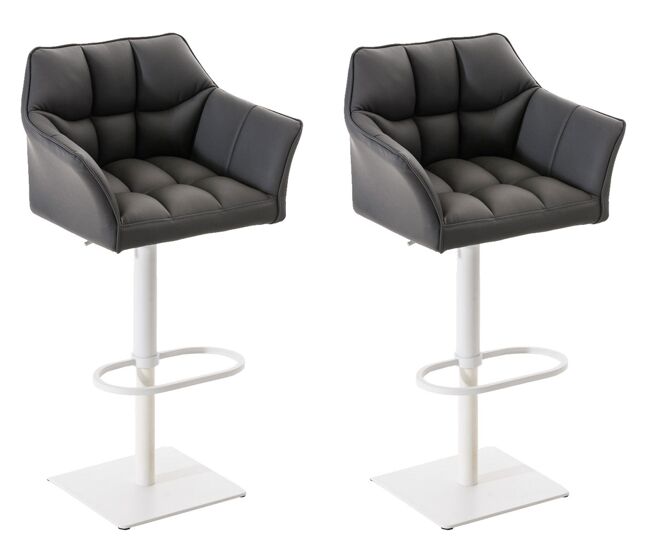 Set de 2 taburetes de bar damaso 64x45x88cm