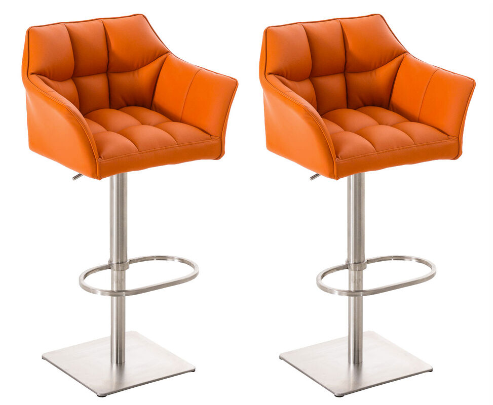 Set de 2 taburetes de bar damaso 64x45x88cm
