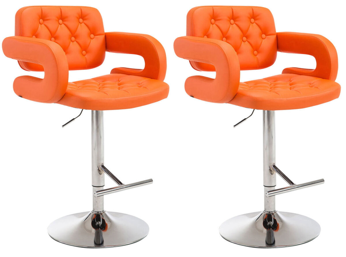 Set de 2 taburetes de bar dublin 62x55x103 cm