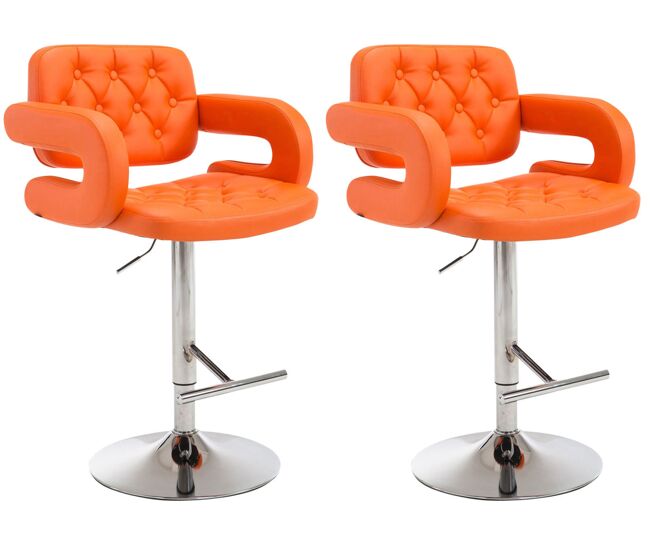 Set de 2 taburetes de bar dublin 62x55x103 cm