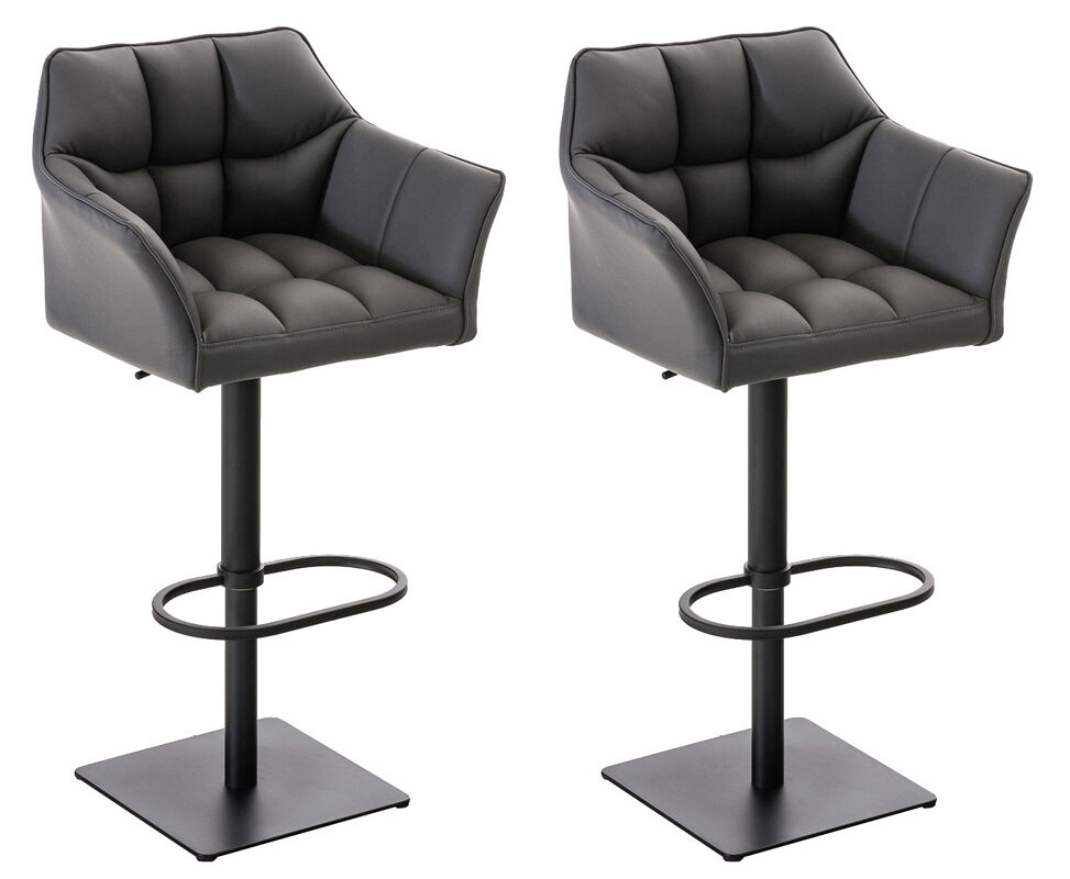Set de 2 taburetes de bar damaso 64x45x88cm
