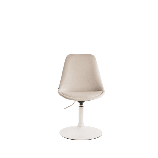 Silla Comedor Maverick En Terciopelo Crema 57X48X76 cm