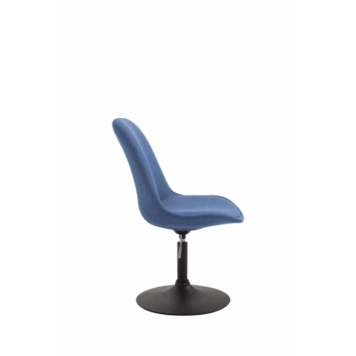Silla De Comedor Maverick En Tela Azul 57X48X76 cm