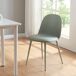 Juego de 2 sillas de comedor Kangasala tapizado cuero sintético Juego de 2 sillas de comedor Kangasala tapizado cuero sintético Verde
