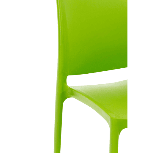 Silla Apilable Maya Plástico Verde 50X44X81 cm