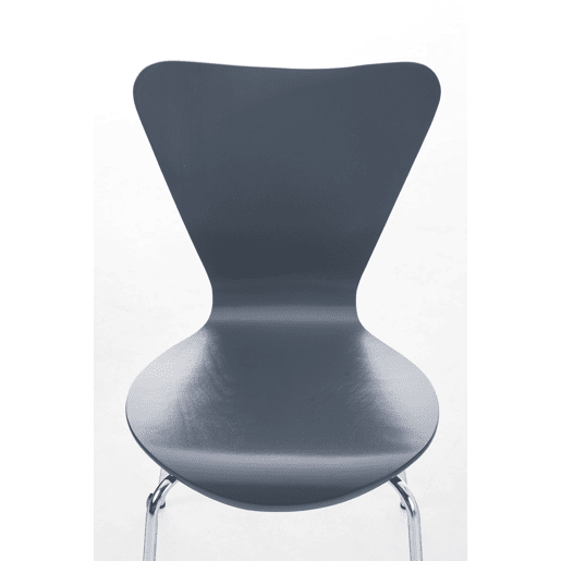 Silla de Visita Apilable Calisto Madera Gris 49X45X85 cm