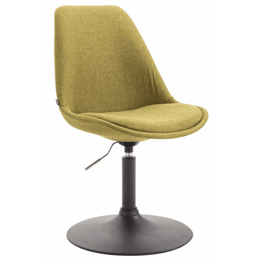 Set de 4 sillas de comedor Maverick en tela Verde 57X48X76 cm