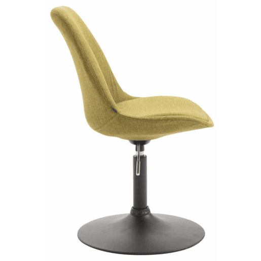 Set de 4 sillas de comedor Maverick en tela Verde 57X48X76 cm