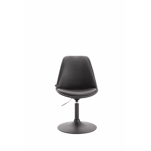 Silla De Comedor Maverick Simil cuero Negro 57X48X76 cm