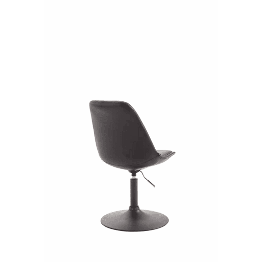Silla De Comedor Maverick Simil cuero Negro 57X48X76 cm