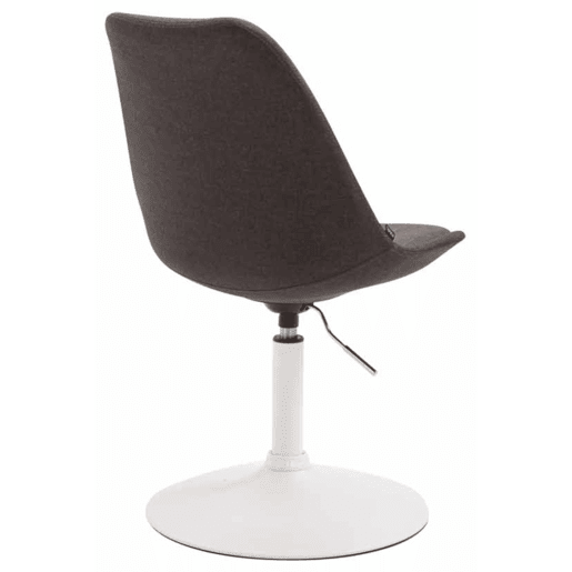 Set de 4 sillas de comedor Maverick en tela Gris oscuro 57X48X76 cm