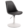 Silla De Comedor Maverick Simil cuero Negro 57X48X76 cm