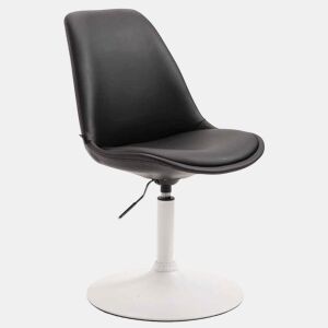 Silla De Comedor Maverick Simil cuero Negro 57X48X76 cm