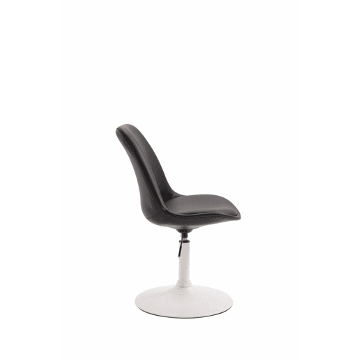 Silla De Comedor Maverick Simil cuero Negro 57X48X76 cm Silla De Comedor Maverick Simil cuero Negro 57X48X76 cm