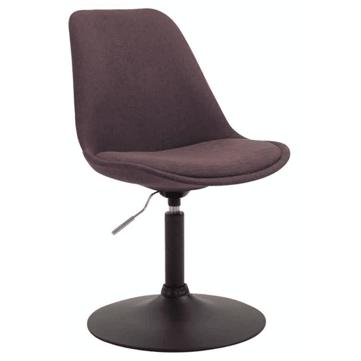 Silla De Comedor Maverick En Tela Marrón 57X48X76 cm