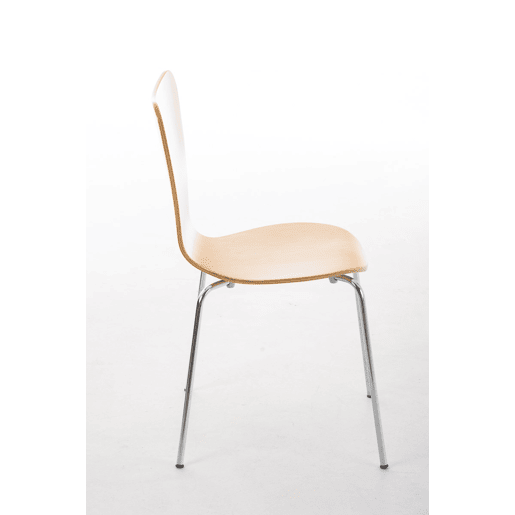 Silla de Visita Apilable Calisto Madera Natural 49X45X85 cm