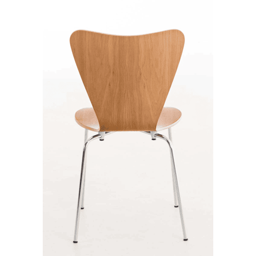 Silla de Visita Apilable Calisto Madera Roble 49X45X85 cm