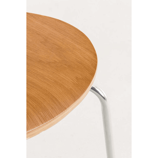 Silla de Visita Apilable Calisto Madera Roble 49X45X85 cm