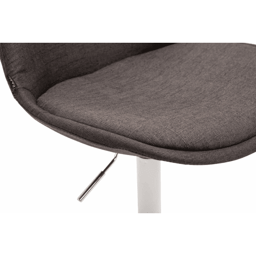 Silla De Comedor Maverick En Tela Gris oscuro 57X48X76 cm