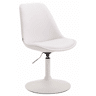 Silla De Comedor Maverick Simil cuero Blanco 57X48X76 cm