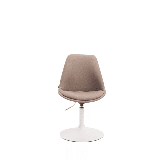 Silla De Comedor Maverick En Tela Gris topo 57X48X76 cm