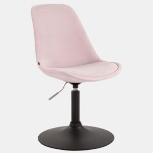 Silla Comedor Maverick En Terciopelo Rosado 57X48X76 cm