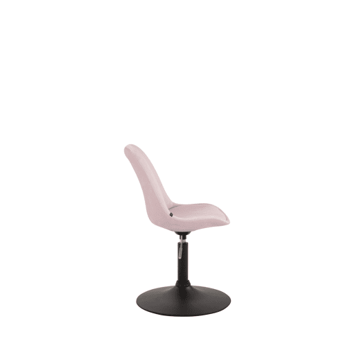 Silla Comedor Maverick En Terciopelo Rosado 57X48X76 cm