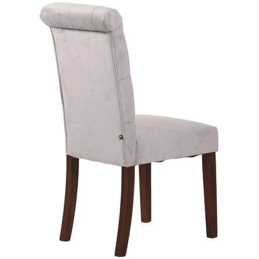 Silla de comedor Lisburn Terciopelo Gris 63X45X98 cm