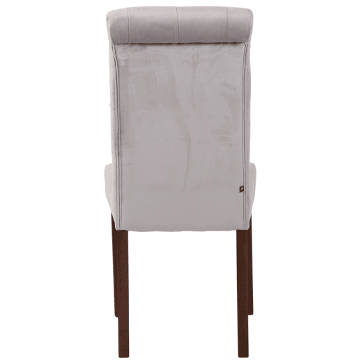 Silla de comedor Lisburn Terciopelo Gris 63X45X98 cm