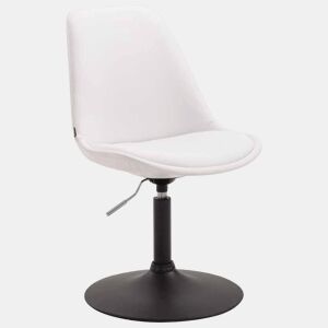 Silla De Comedor Maverick Simil cuero Blanco 57X48X76 cm