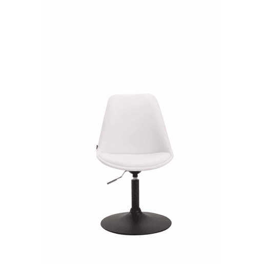 Silla De Comedor Maverick Simil cuero Blanco 57X48X76 cm