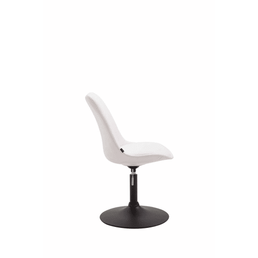 Silla De Comedor Maverick Simil cuero Blanco 57X48X76 cm