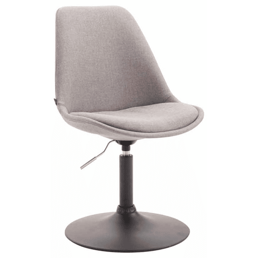 Set de 4 sillas de comedor Maverick en tela Gris 57X48X76 cm