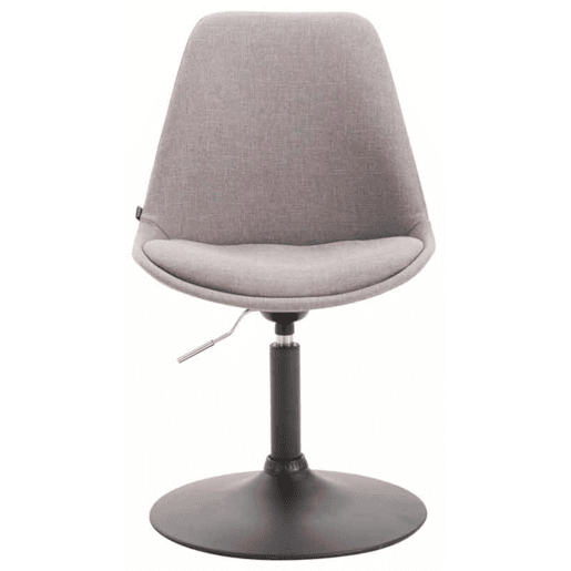 Set de 4 sillas de comedor Maverick en tela Gris 57X48X76 cm