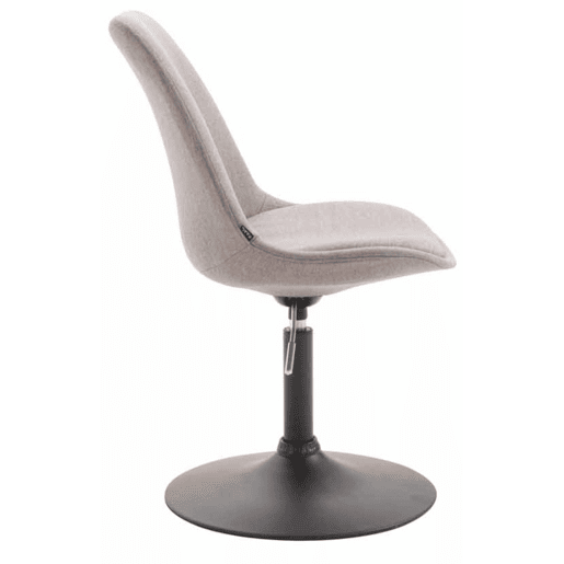 Set de 4 sillas de comedor Maverick en tela Gris 57X48X76 cm
