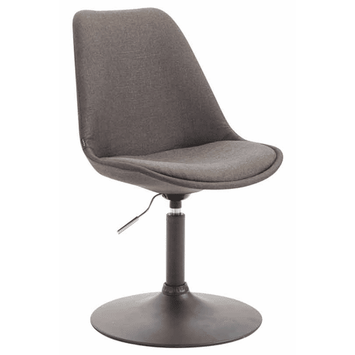 Silla De Comedor Maverick En Tela Gris oscuro 57X48X76 cm