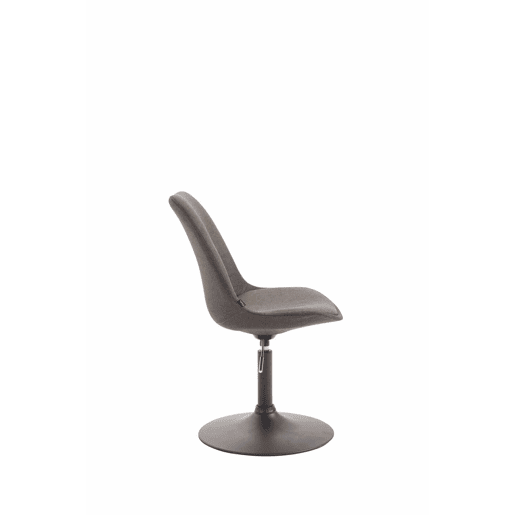 Silla De Comedor Maverick En Tela Gris oscuro 57X48X76 cm