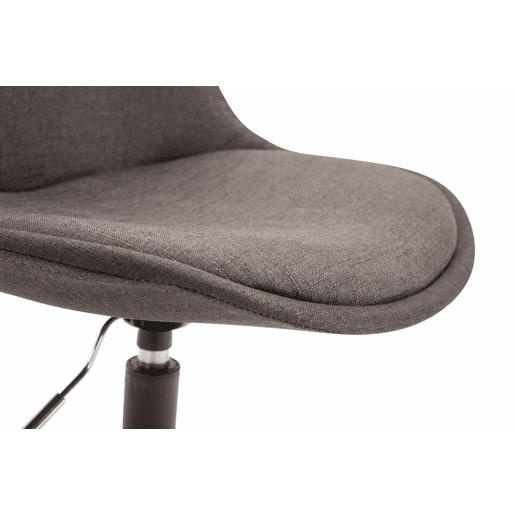 Silla De Comedor Maverick En Tela Gris oscuro 57X48X76 cm