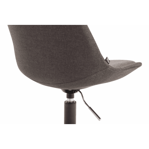 Silla De Comedor Maverick En Tela Gris oscuro 57X48X76 cm