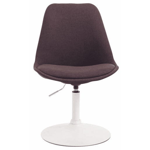 Set de 4 sillas de comedor Maverick en tela Marrón 57X48X76 cm