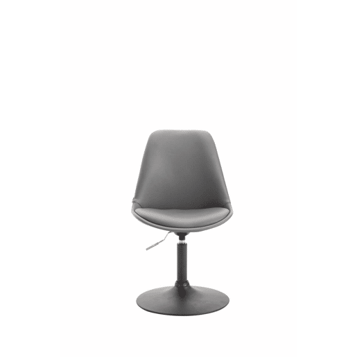 Silla De Comedor Maverick Simil cuero Gris 57X48X76 cm