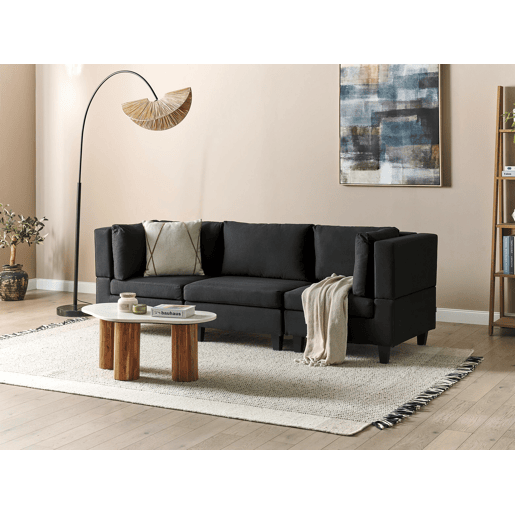 Beliani Sofá modular Poliéster UNSTAD Beliani Sofá modular Poliéster UNSTAD