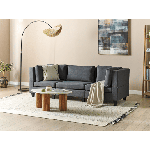 Beliani Sofá modular Poliéster UNSTAD Beliani Sofá modular Poliéster UNSTAD