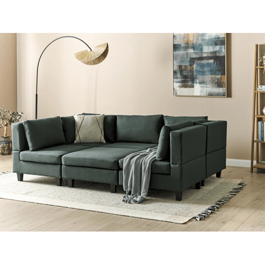 Beliani Sofá modular Poliéster UNSTAD Beliani Sofá modular Poliéster UNSTAD