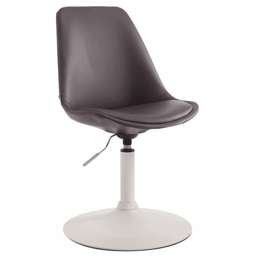 Silla De Comedor Maverick Simil cuero Marrón 57X48X76 cm